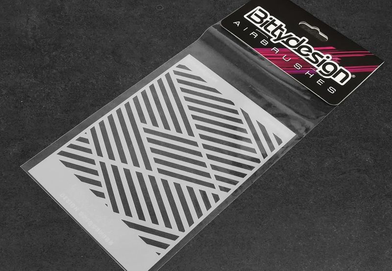 Vinyl Stenciler För Designmålning Återanvändningsbar Bittydesign (1 st)