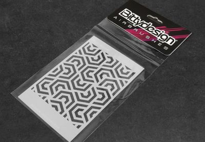 Vinyl Stenciler För Designmålning Återanvändningsbar Bittydesign (1 st)