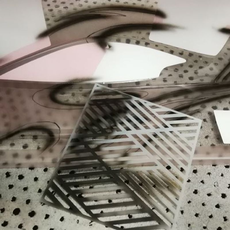 Vinyl Stenciler För Designmålning Återanvändningsbar Bittydesign (1 st)