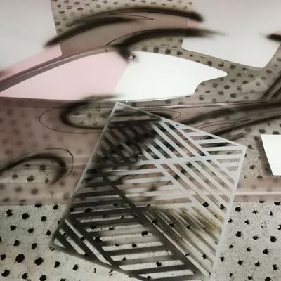 Vinyl Stenciler För Designmålning Återanvändningsbar Bittydesign (1 st)