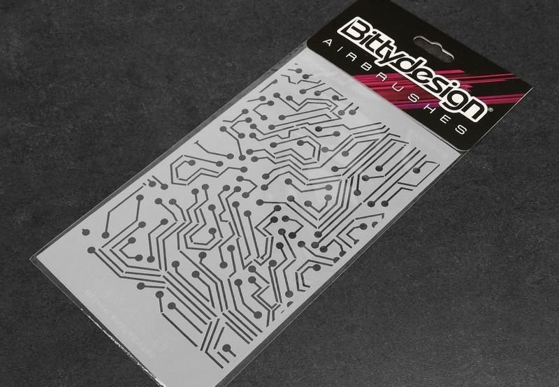 Vinyl Stenciler För Designmålning Återanvändningsbar Bittydesign (1 st)