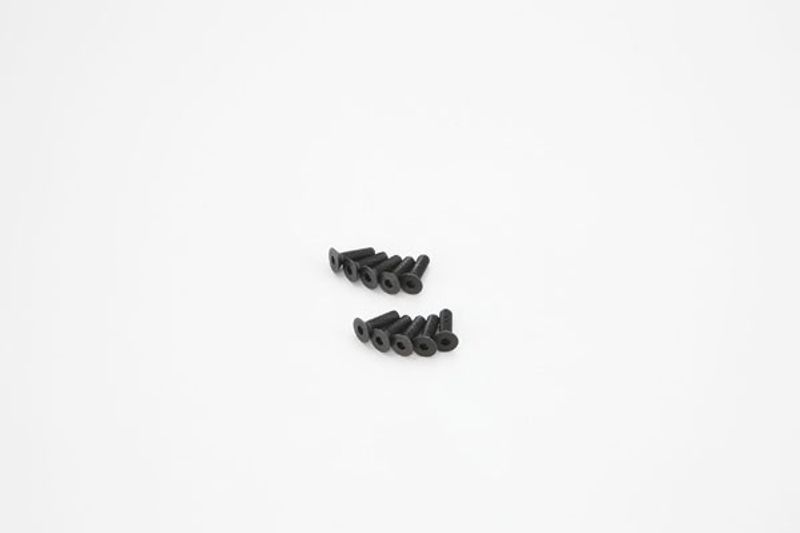 Kyosho 1-S33010H – M3x10mm Skruv, Försänkt, Insex, Stål, 10 st
