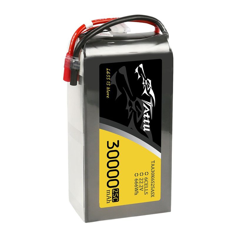 Tattu 30000mAh 6S 25C 22,2V LiPo-batteri – AS150+XT150 kontakt – UAV Classic