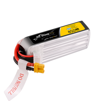 Tattu 850mAh 4S 95C 15,2V(HV) Long LiPo-batteri – XT30U-F kontakt – FPV Classic