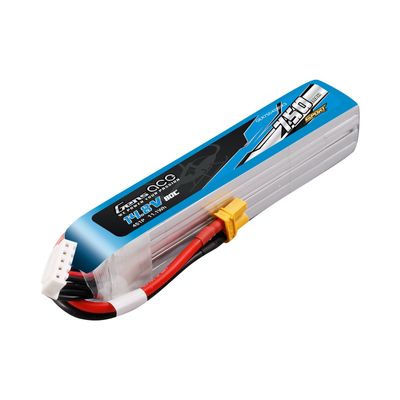 Gens ace 750mAh 4S 80C 14,8V LiPo-batteri – XT30 kontakt – Sport (F5J)