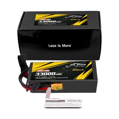 Tattu 33000mAh 6S 10C 22,2V LiPo-batteri – XT90-S kontakt – semisolid (330Wh/kg)