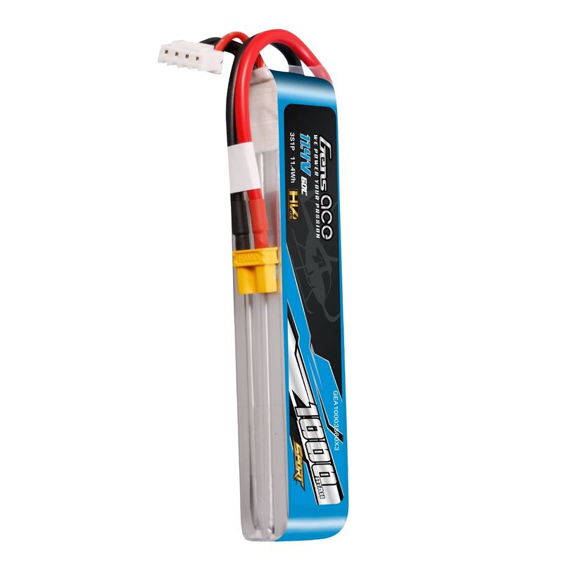 Gens ace 1000mAh 3S 60C 11,4V(HV) LiPo-batteri – XT30 kontakt – Sport (F5J)
