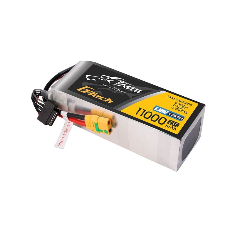 Tattu 11000mAh 6S 25C 22,8V(HV) LiPo-batteri – XT90-S kontakt – UAV Classic
