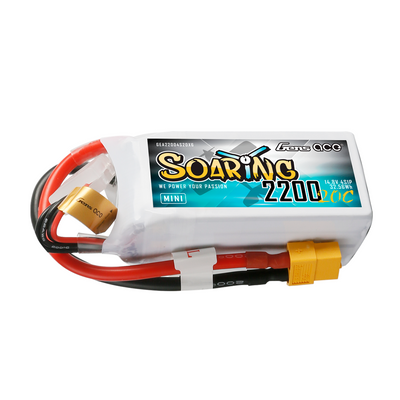 Gens ace Soaring 2200mAh 4S 14,8V 20C LiPo-batteri med XT60 – produktbild 1