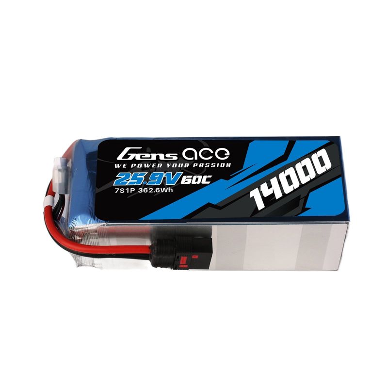Gens ace 14000mAh 7S 60C 25,9V LiPo-batteri – QS8 kontakt – Heli
