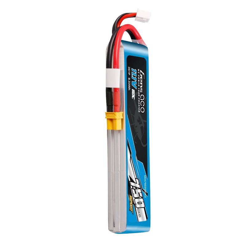 Gens ace 750mAh 3S 80C 11,1V LiPo-batteri – XT30 kontakt – Sport (F5J)
