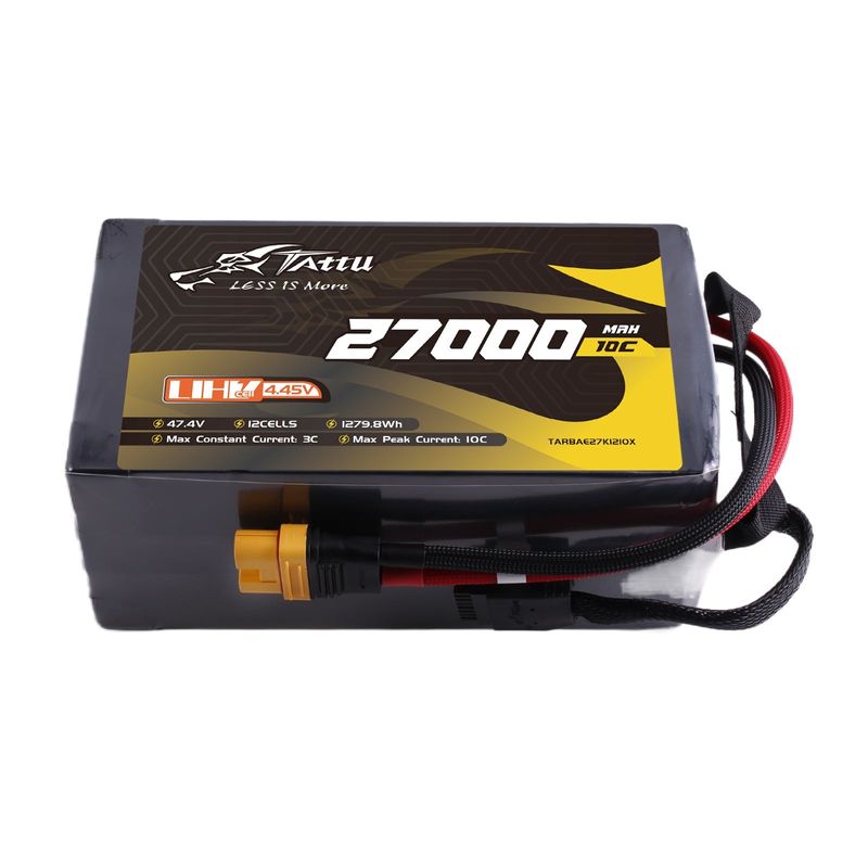 Tattu 27000mAh 12S 10C 47,4V(UHV) LiPo-batteri – AS150U-F kontakt – UAV Classic