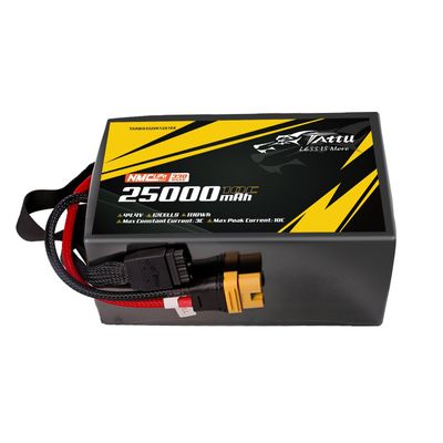 Tattu 25000mAh 12S 10C 44,4V LiPo-batteri – AS150U-F kontakt – semisolid