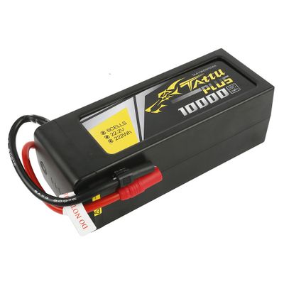 Tattu 10000mAh 6S 25C 22,2V LiPo-batteri – AS150+XT150 kontakt – Tattu 1,0