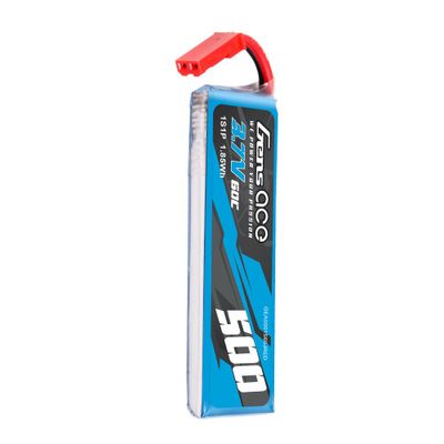 Gens ace 500mAh 1S 60C 3,7V LiPo-batteri – JST-SYP kontakt – Heli