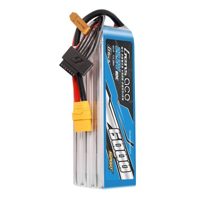 Gens ace 6000mAh 6S 80C 22,2V LiPo-batteri – XT90 kontakt – Sport (700 Helicopter)