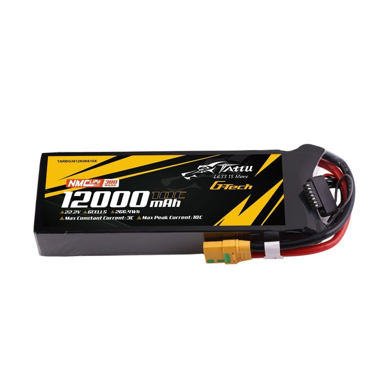 Tattu 12000mAh 6S 10C 22,2V LiPo-batteri – XT90S-F kontakt – semisolid
