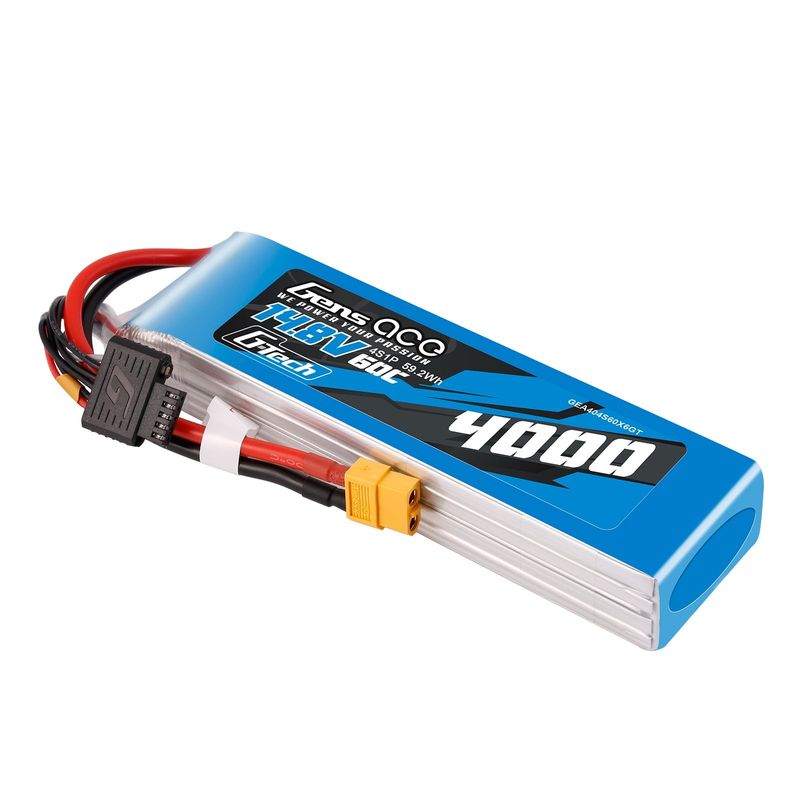 Gens ace 4000mAh 4S 60C 14,8V LiPo-batteri – XT60 kontakt – Ace Classic