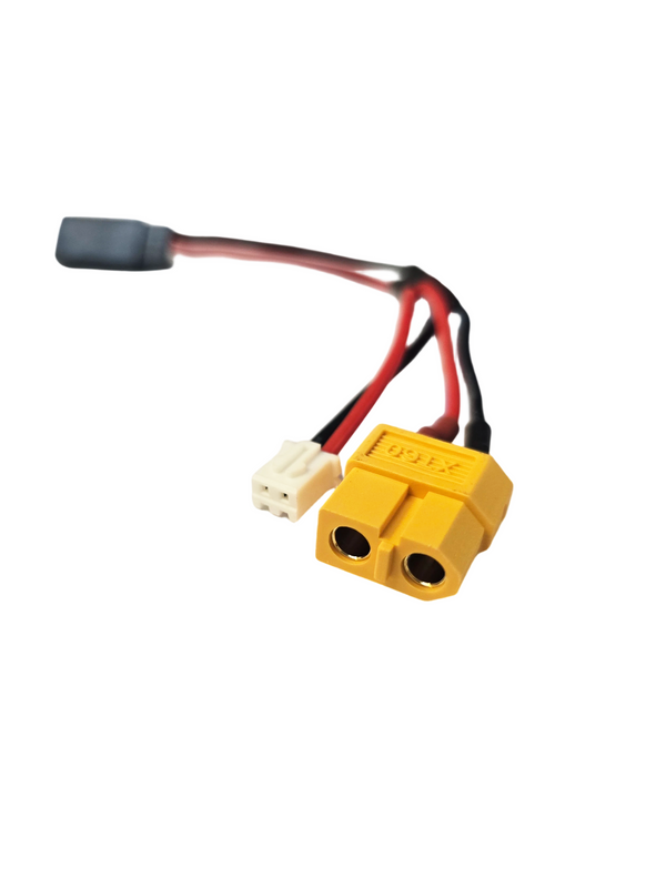 Gens ace XT60 hona, JST-XHR-2P to JR-3P hane adapter, 100mm