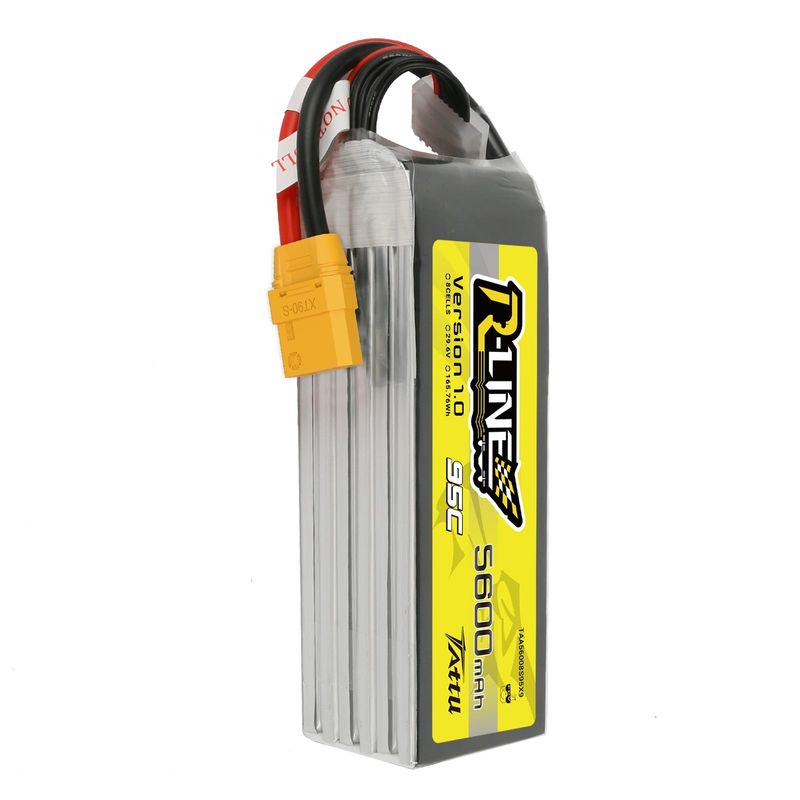 Tattu 5600mAh 8S 95C 29,6V LiPo-batteri – XT90-S kontakt – R-Line 1,0