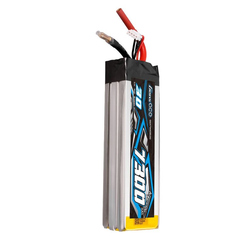 Gens ace 7300mAh 3S 30C 11,1V LiPo-batteri – 4,0mm Bullet+4,0mm Stecker – Boat