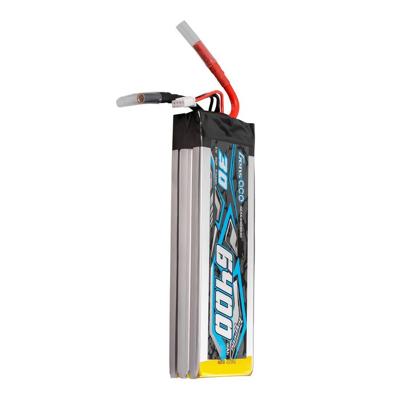 Gens ace 6400mAh 3S 30C 11,1V LiPo-batteri – 4,0mm Bullet – Boat