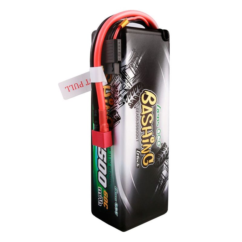 Gens ace 5500mAh 3S 60C 11,1V LiPo-batteri – Hardcase – Deans kontakt – Bashing