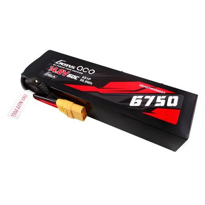 Gens ace 6750mAh 4S 60C 14,8V LiPo-batteri – XT90 kontakt – Car Classic