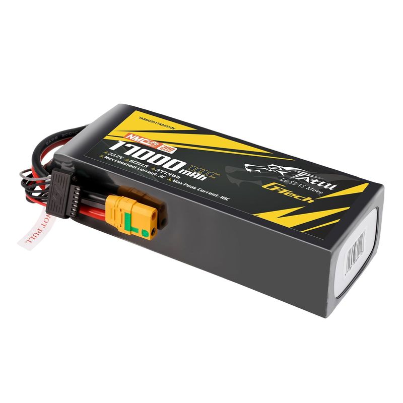 Tattu 17000mAh 6S 10C 22,2V LiPo-batteri – XT90S-F kontakt – semisolid