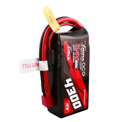 Gens ace 4300mAh 3S 60C 11,4V(HV) LiPo-batteri – Deans kontakt – Car Classic