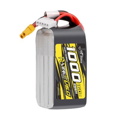 Tattu 1000mAh 4S 160C 14,8V LiPo-batteri – XT30 kontakt – R-Line 6,0