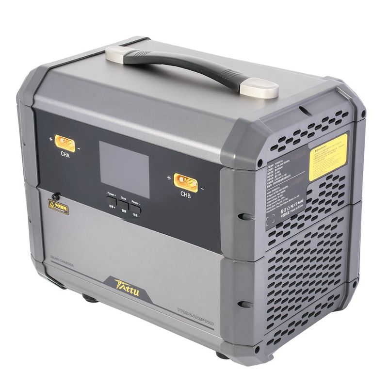 Tattu TA9000 Plus smart batteriladdare – 2 laddkanaler – AC 9000W – 120A – 12S-24S
