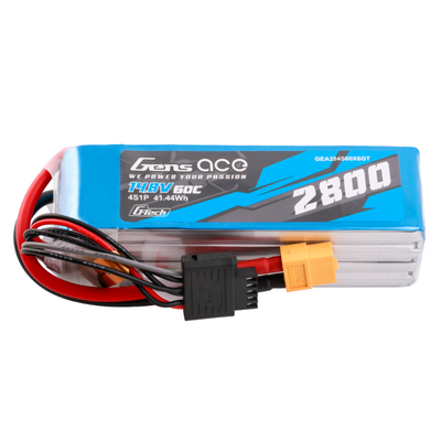 Gens ace 2800mAh 4S 60C 14,8V LiPo-batteri – XT60 kontakt – Ace Classic