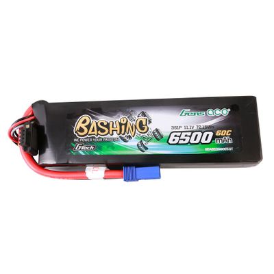 Gens ace 6500mAh 3S 60C 11,1V LiPo-batteri – EC5 kontakt – Bashing