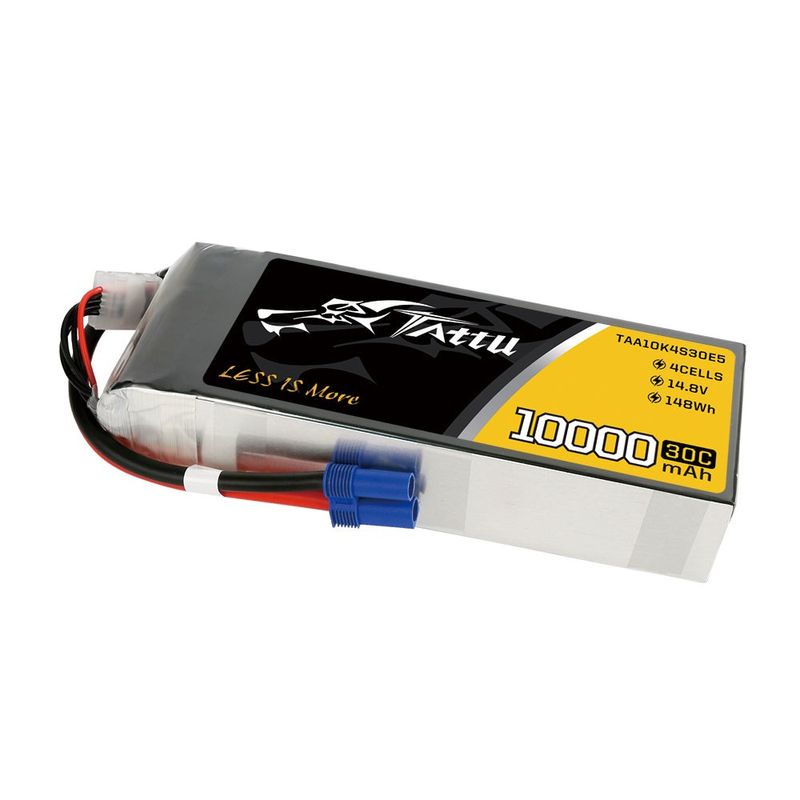 Tattu 10000mAh 4S 30C 14,8V LiPo-batteri – EC5 kontakt – UAV Classic