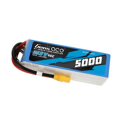 Gens ace 5000mAh 7S 45C 25,9V LiPo-batteri – XT90 kontakt – Heli