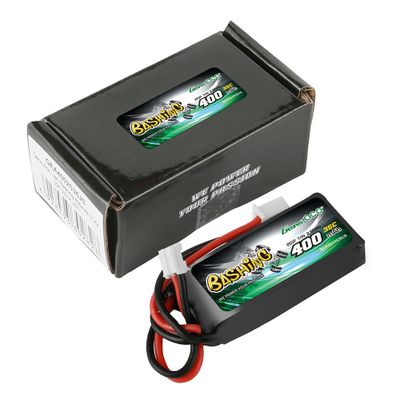 Gens ace 400mAh 2S 35C 7,4V LiPo-batteri – JST-PHR kontakt – Bashing (utan G-Tech)