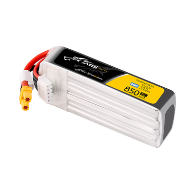 Tattu 850mAh 4S 95C 15,2V(HV) Long LiPo-batteri – XT30U-F kontakt – FPV Classic