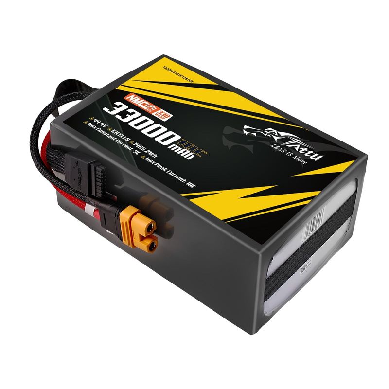 Tattu 33000mAh 12S 10C 44,4V LiPo-batteri – AS150U-F kontakt – semisolid (330Wh/kg)