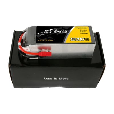 Tattu 16000mAh 6S 30C 22,2V LiPo-batteri – AS150+XT150 kontakt – UAV Classic