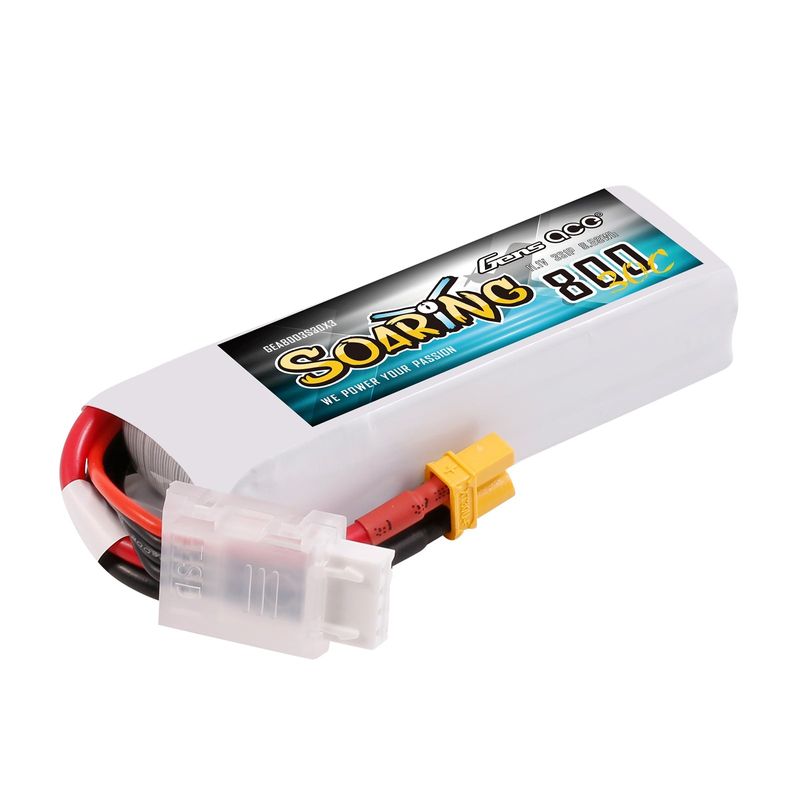 Gens ace Soaring 800mAh 3S 11,1V 30C LiPo-batteri med XT30 – produktbild 2