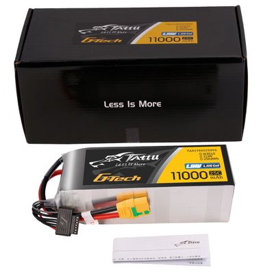 Tattu 11000mAh 6S 25C 22,8V(HV) LiPo-batteri – XT90-S kontakt – UAV Classic