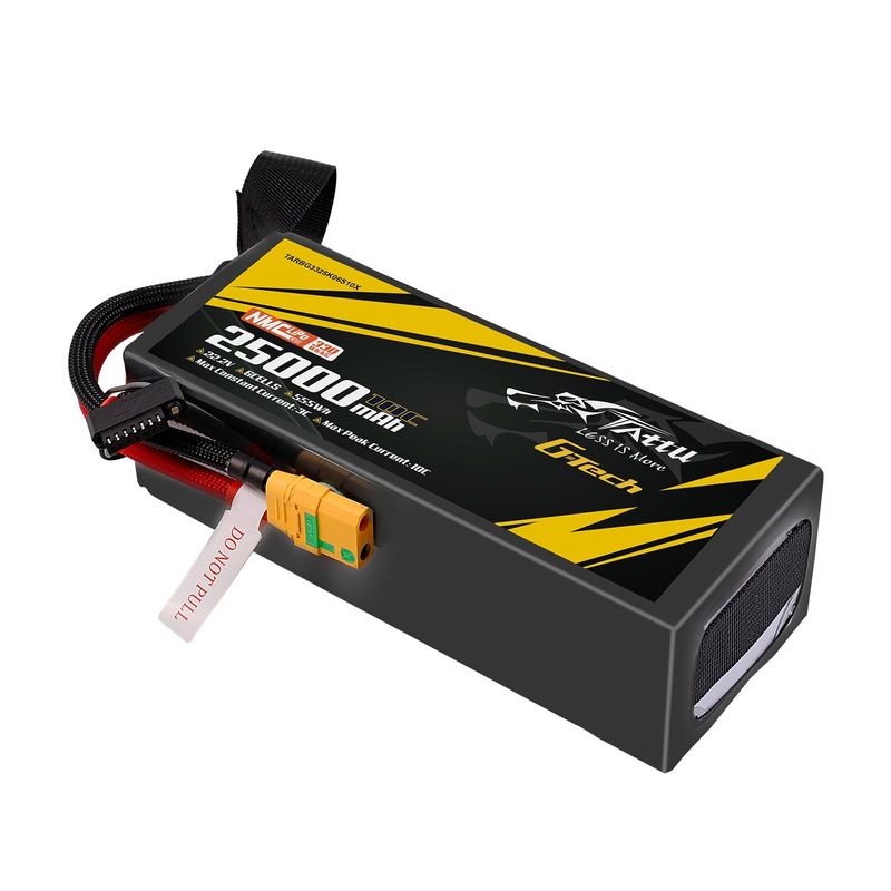 Tattu 25000mAh 6S 10C 22,2V LiPo-batteri – XT90-S kontakt – semisolid