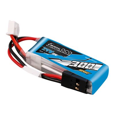 Gens ace 300mAh 2S 20C 7,4V LiPo-batteri – JR kontakt – Sport (F3K)