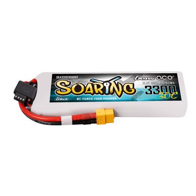 Gens ace Soaring 3300mAh 3S 11,1V 30C LiPo-batteri med XT60 – produktbild 1