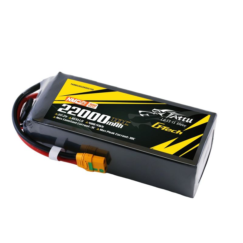 Tattu 22000mAh 6S 10C 22,2V LiPo-batteri – XT90S-F kontakt – semisolid