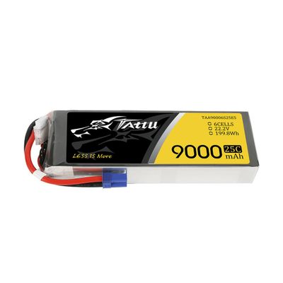 Tattu 9000mAh 6S 25C 22,2V LiPo-batteri – EC5 kontakt – UAV Classic