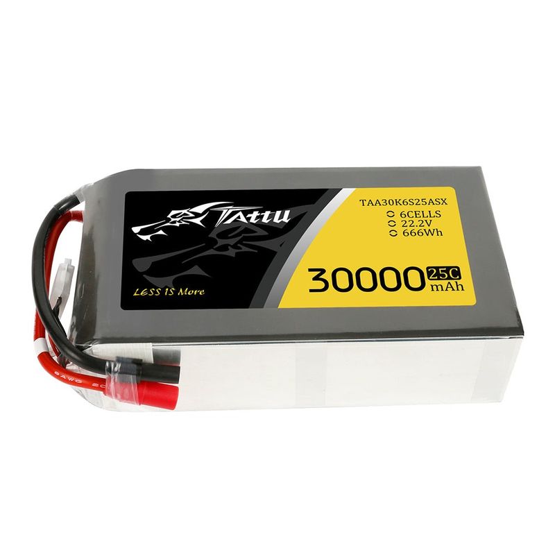 Tattu 30000mAh 6S 25C 22,2V LiPo-batteri – AS150+XT150 kontakt – UAV Classic