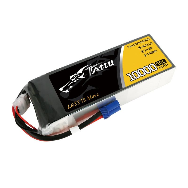Tattu 10000mAh 4S 30C 14,8V LiPo-batteri – EC5 kontakt – UAV Classic