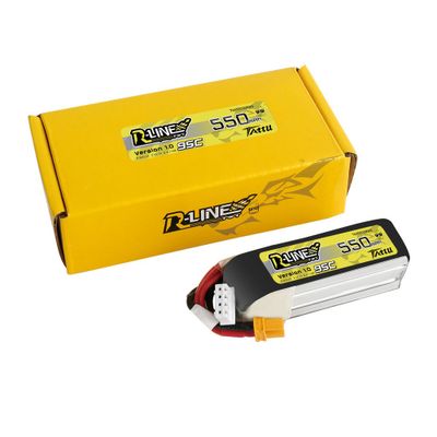 Tattu 550mAh 3S 95C 11,1V LiPo-batteri – XT30 kontakt – R-Line 1,0